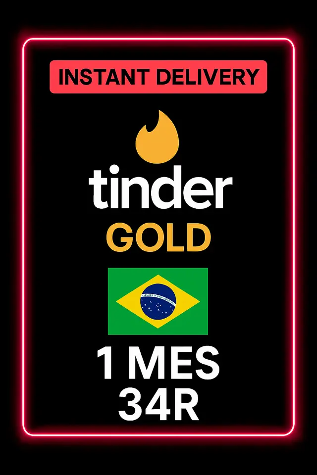 Tinder Gold 1 Month 34R - Brazil