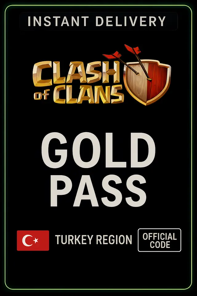 Clash of Clans - Gold Pass (Top-Up) - Turki