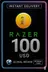 100 USD Razer Gold Pin Global