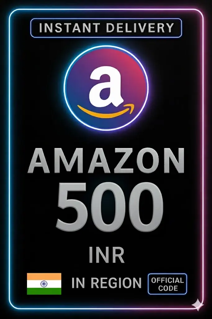 Amazon Gift Card 500 INR Amazon Gift Card 500 INR
