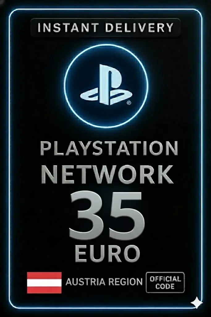 Playstation PSN Kártya 35 Euro AT Playstation PSN Kártya 35 Euro AT