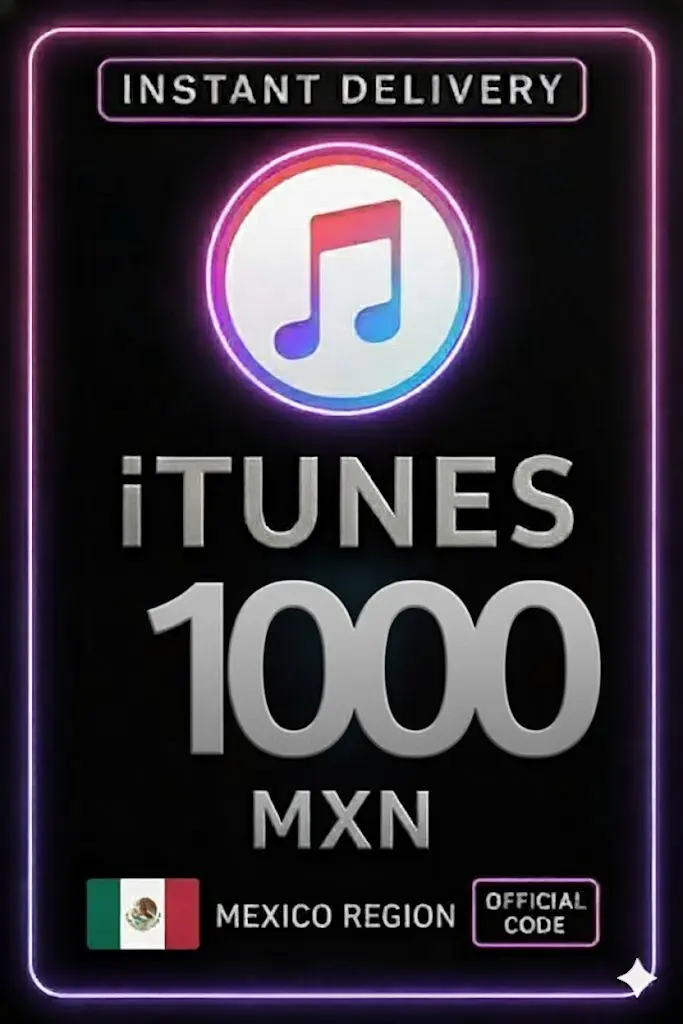 iTunes Gift Card 1000 MXN MX iTunes Gift Card 1000 MXN MX
