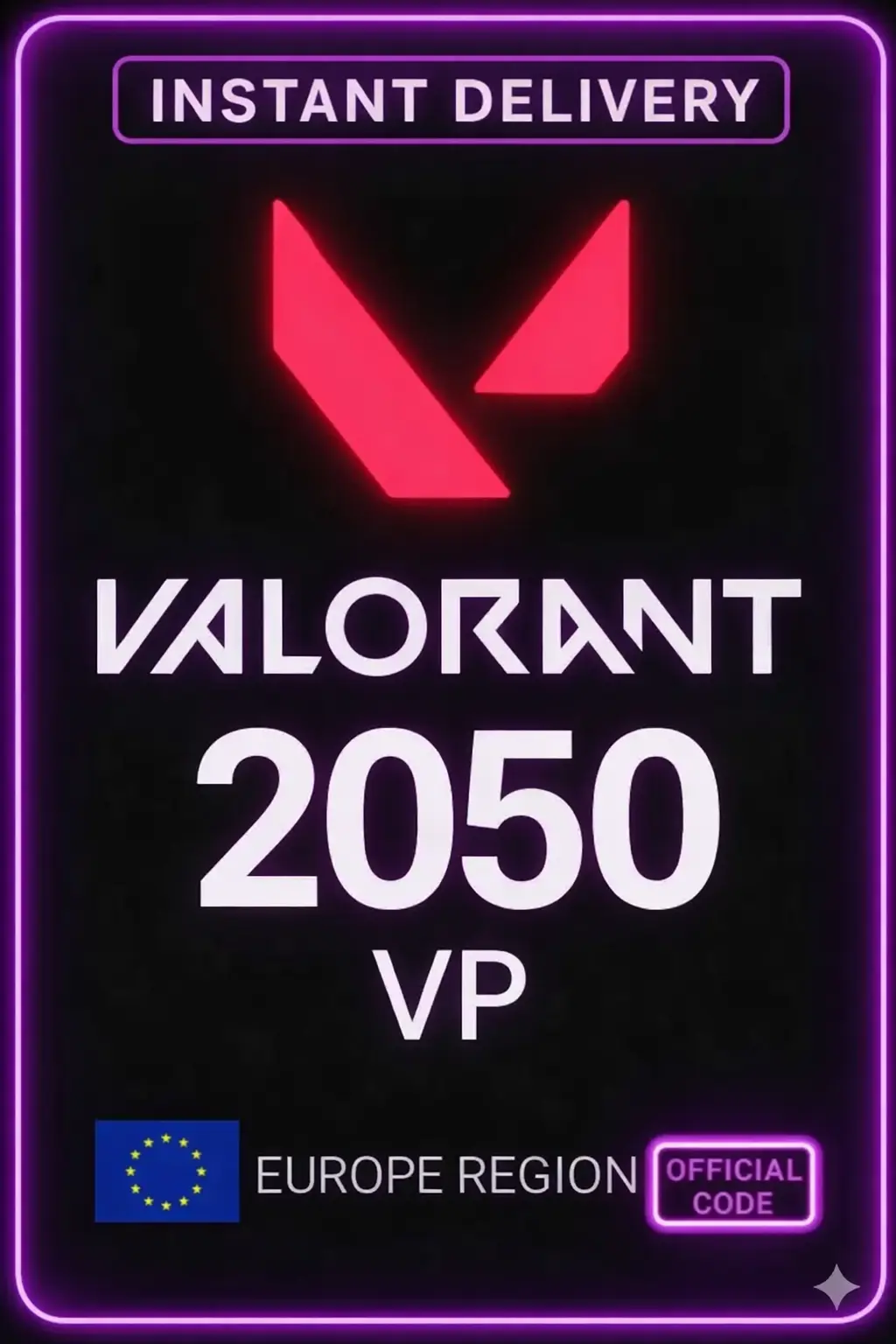 Valorant Points - 2050 VP (EU Server)