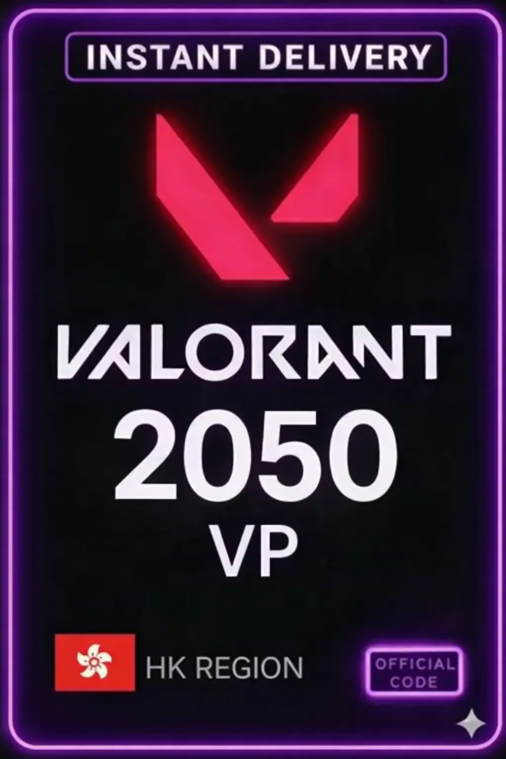 Valorant Points - 2050 VP (Hong Kong)