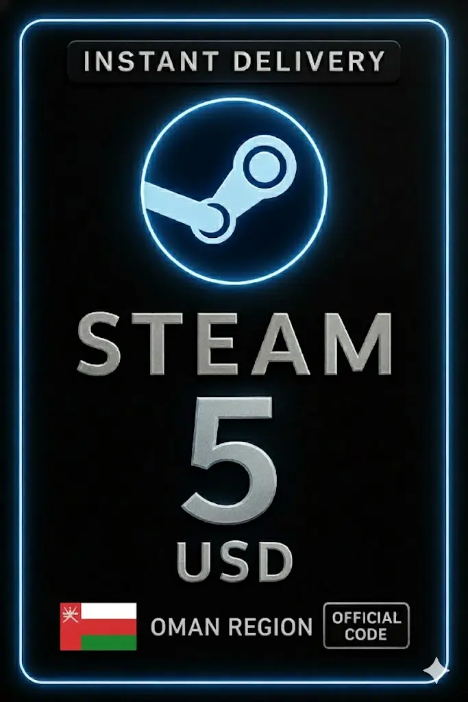 Steam Wallet Code - 5 USD (Oman)