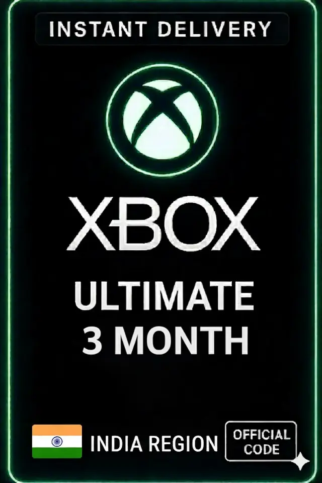 Xbox Game Pass Ultimate 3 kuukautta (Intia)