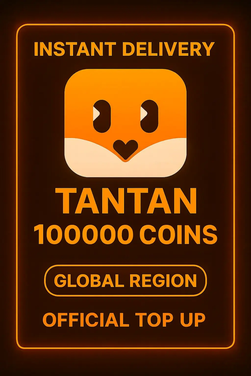 Tantan 100000 Coins Top-Up (Global)