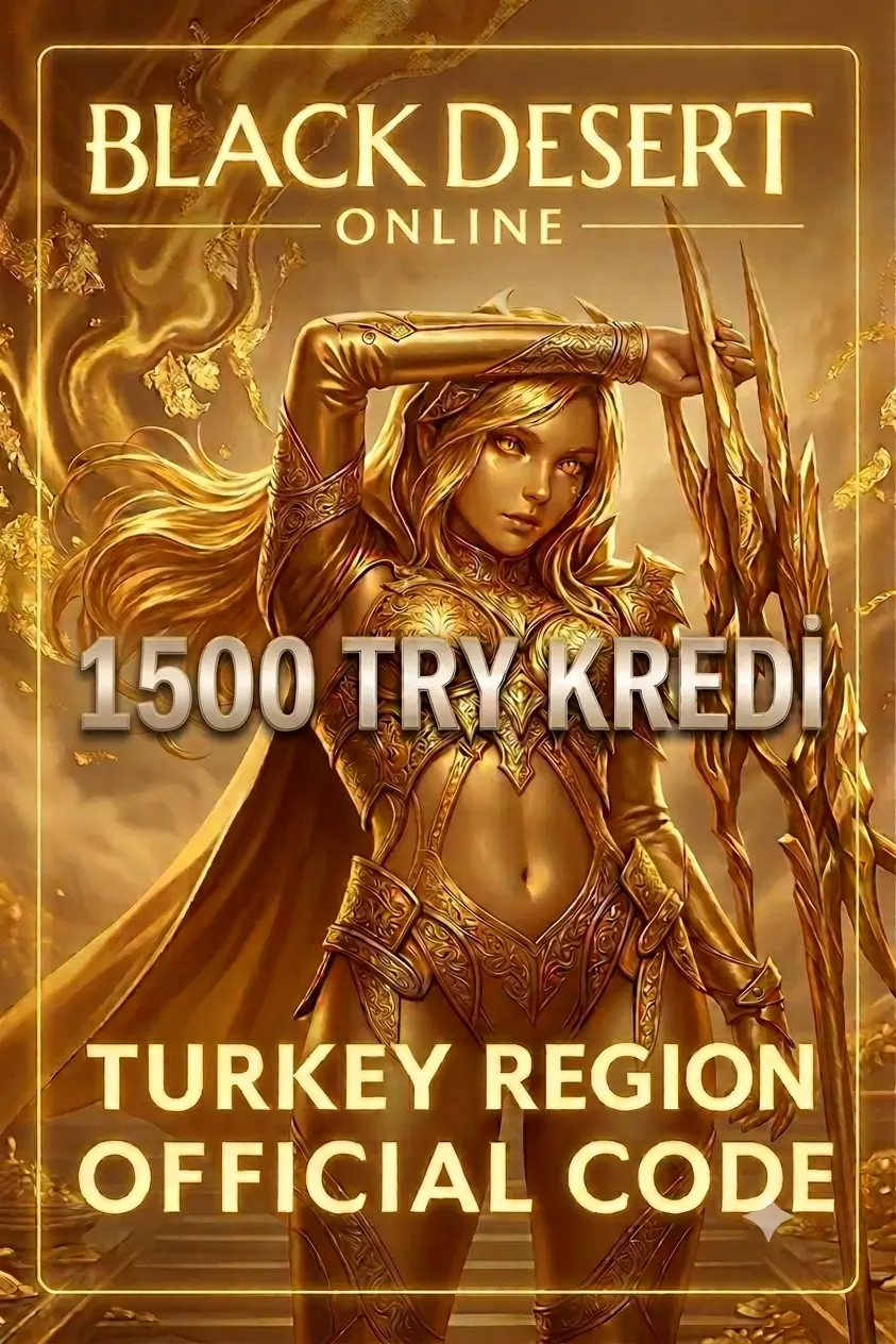 Black Desert 1500 TRY Kredi