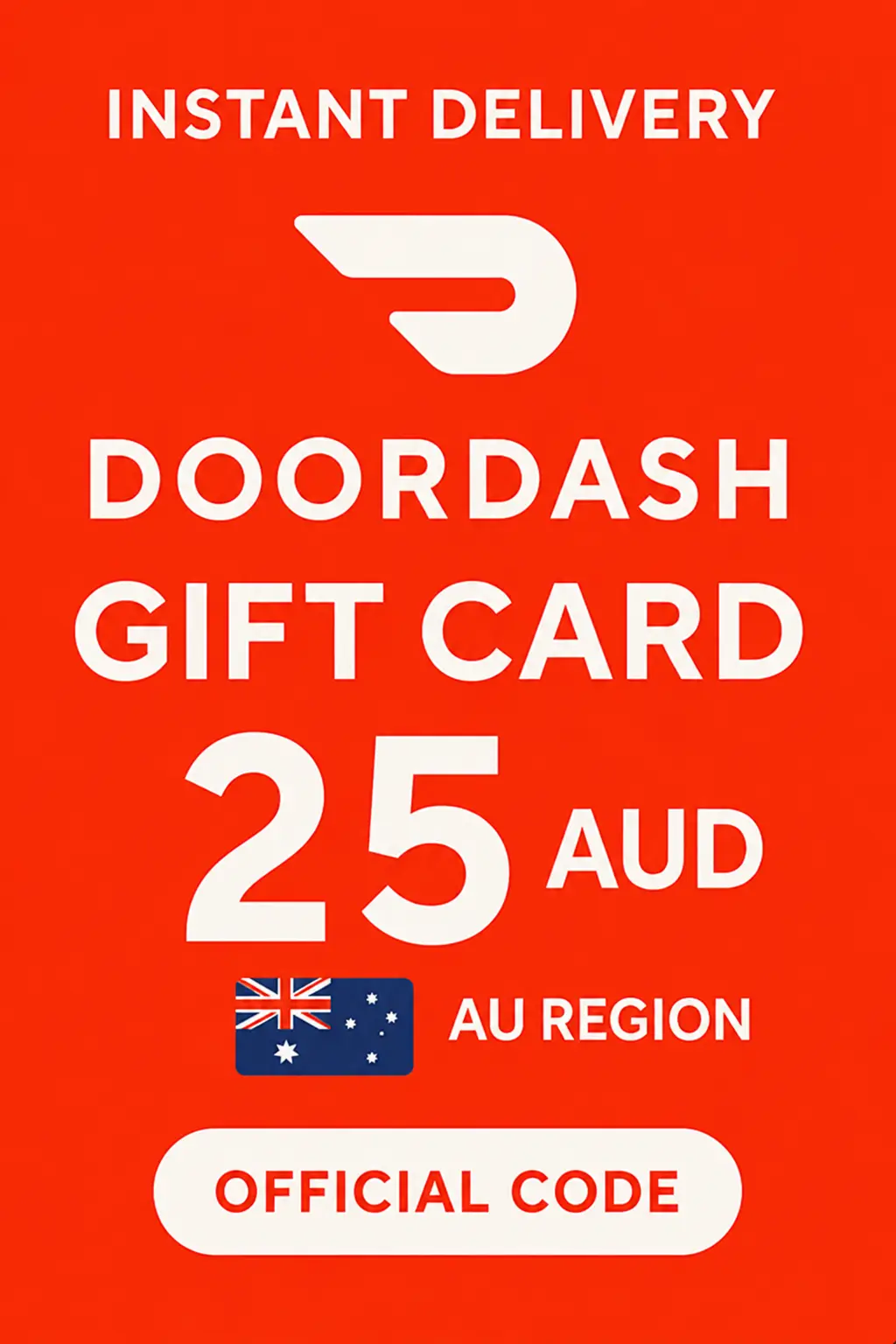 DoorDash 25 AUD