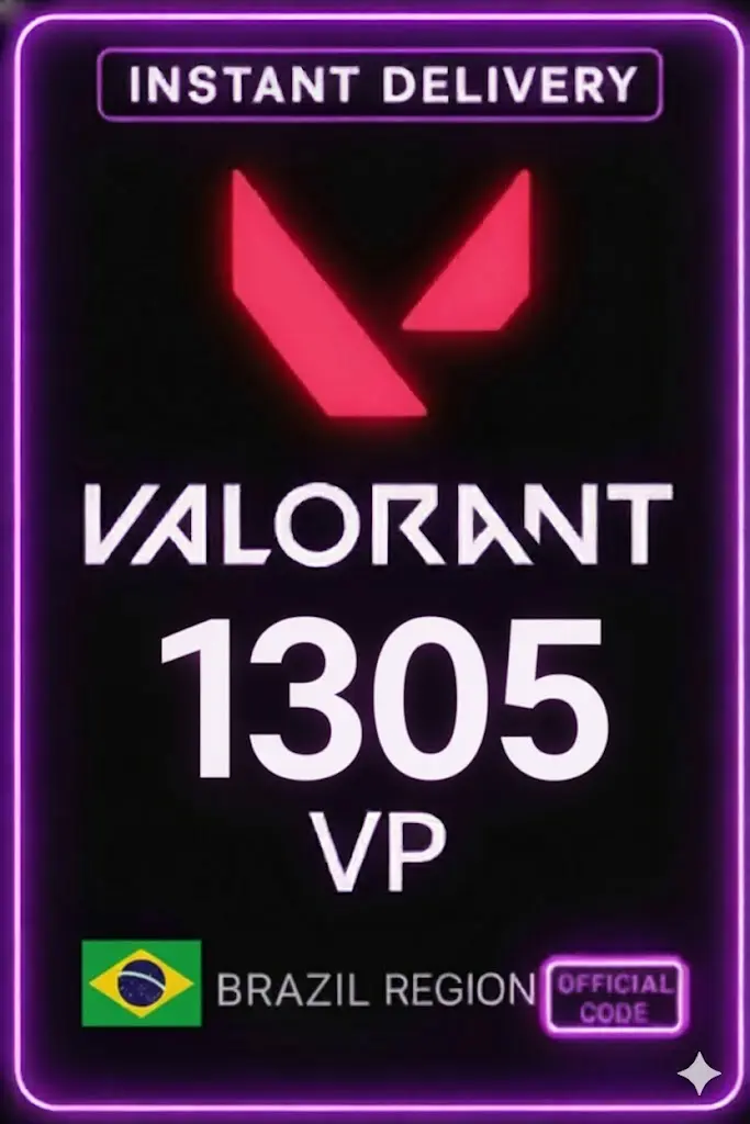 Valorant Point 50 BRL - 1305 VP (Βραζιλία) Valorant Point 50 BRL - 1305 VP (Βραζιλία)