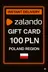 Zalando Geschenkkarte - 100 PLN (PL)