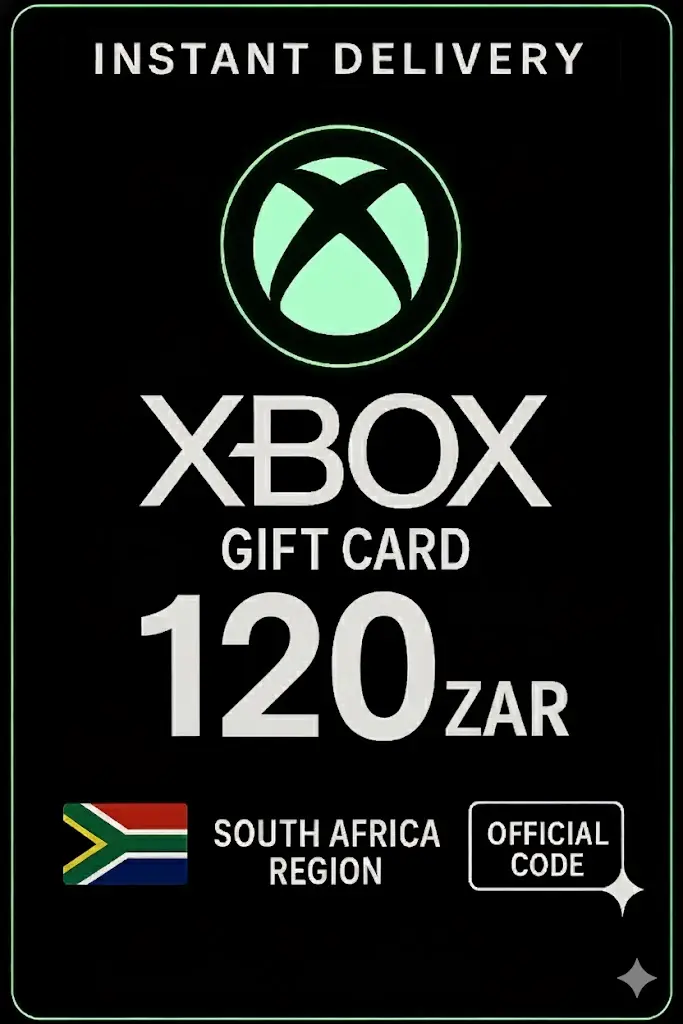 Carta Regalo Xbox Live 120 ZAR Wallet Carta Regalo Xbox Live 120 ZAR Wallet