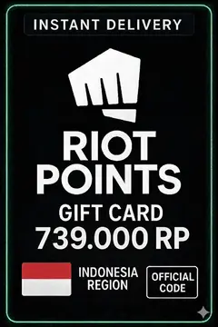 Riot Access Indonesia - 739.000 RP Tarjeta de Regalo