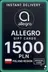Allegro 1500 PLN