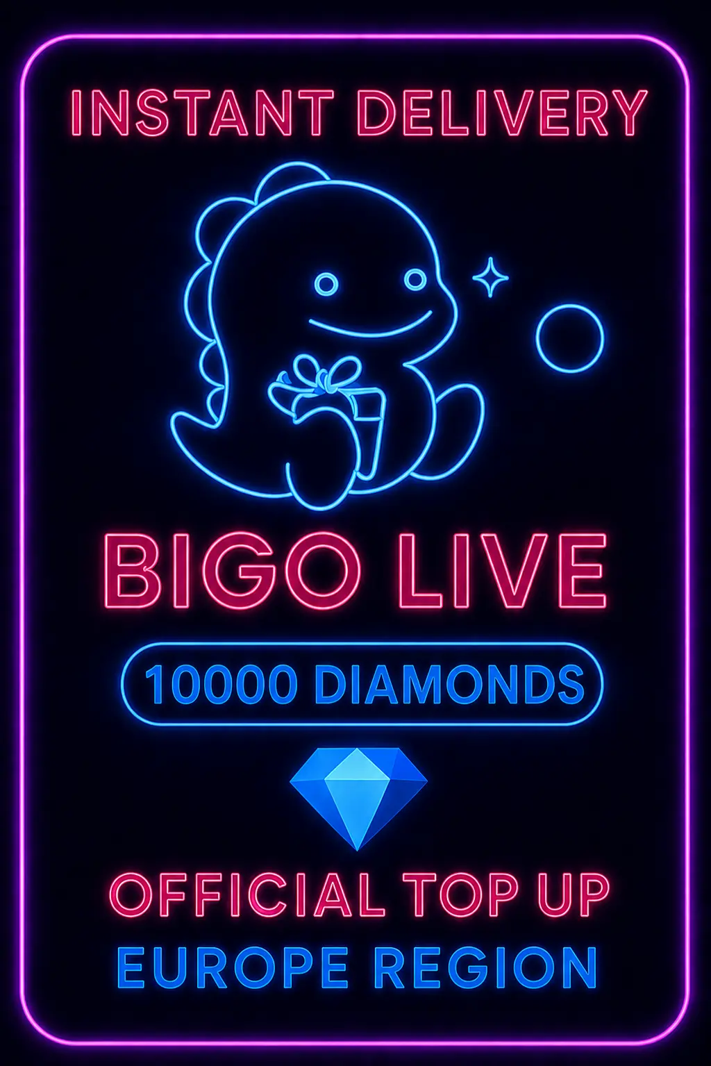 Bigo Live - 10000 Diamonds (Top-Up) (EU)