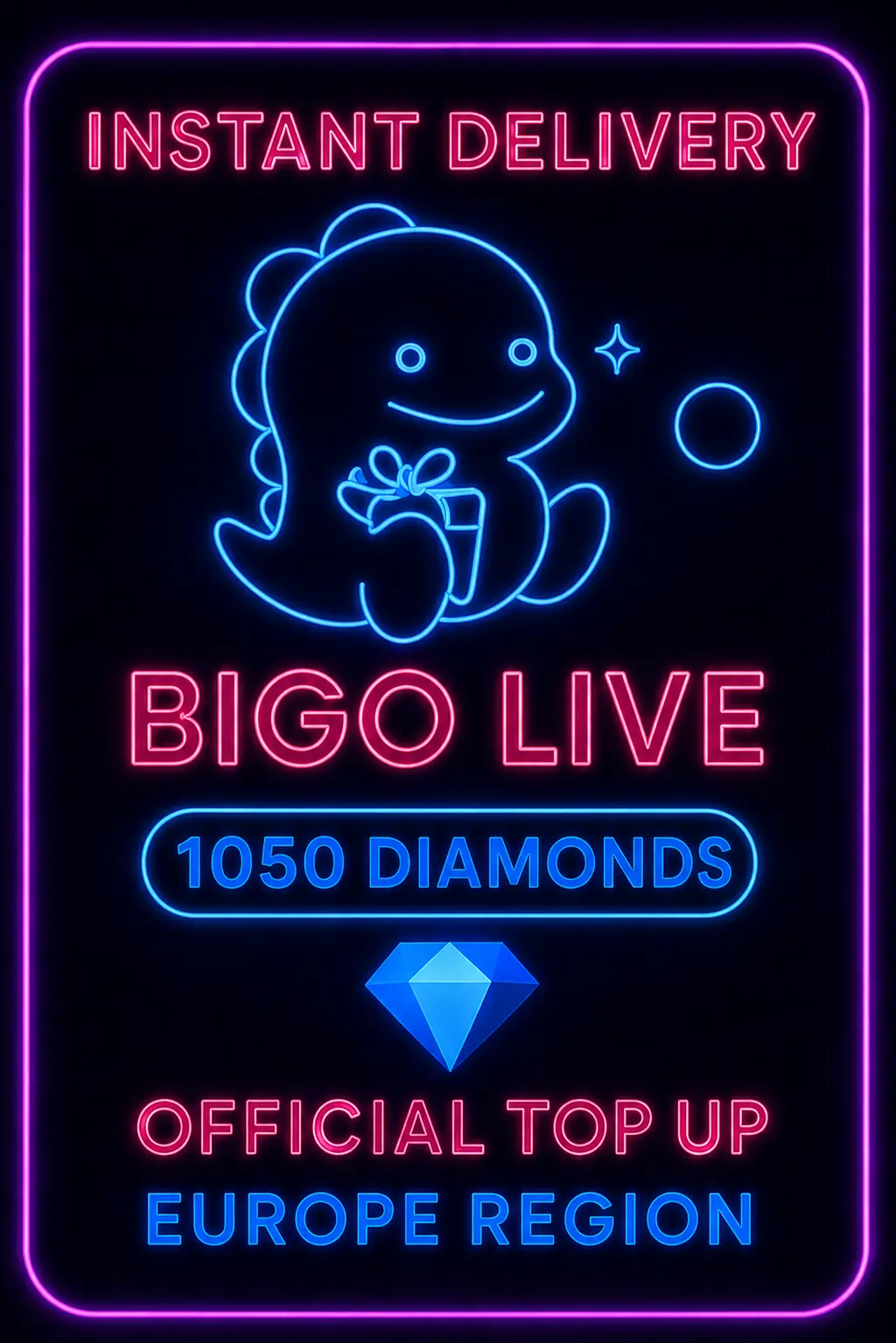 Bigo Live - 1050 Diamonds (Top-Up) (EU)