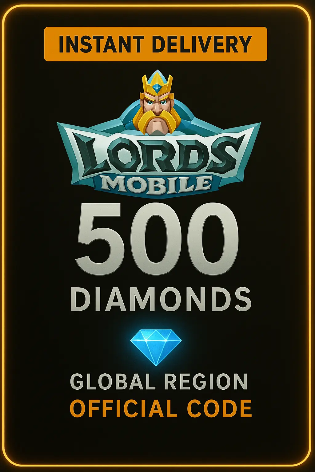 Lords Mobile - 500 Diamonds (Global) Lords Mobile - 500 Diamonds (Global)