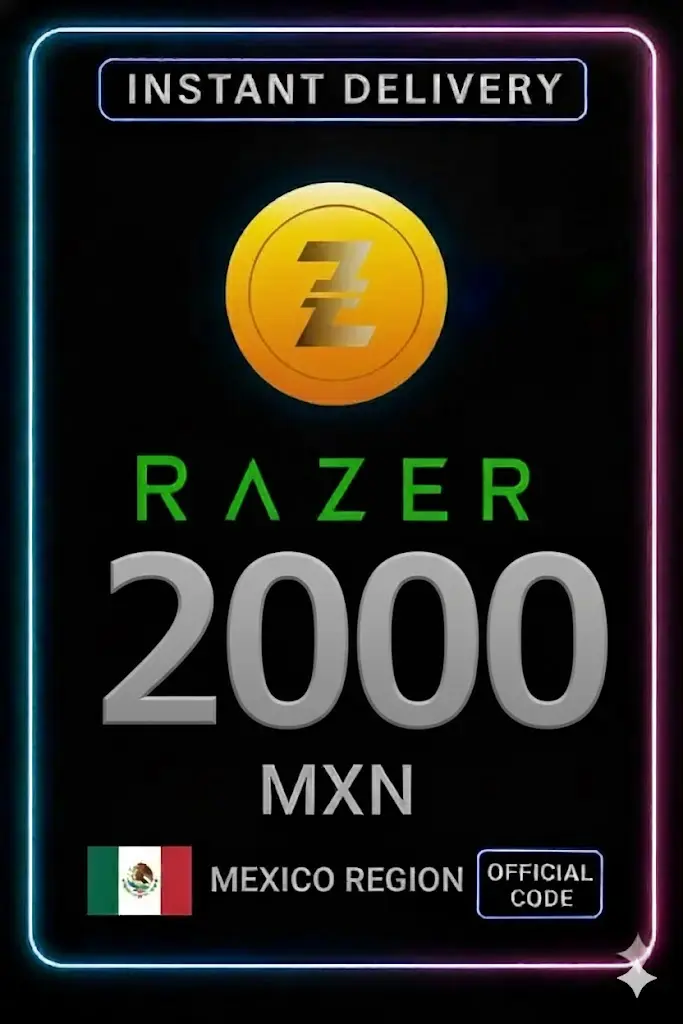 Razer Gold Mexico 2000 MXN