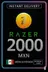 Razer Gold Mexico 2000 MXN