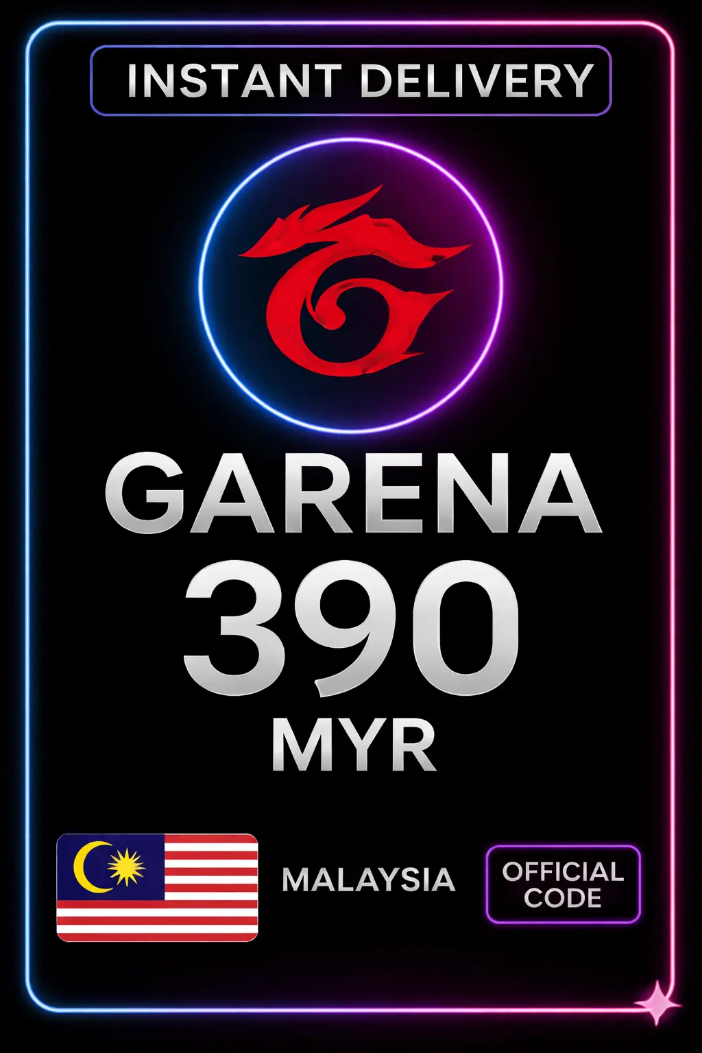 Garena Shells Malasia (MY) - 390