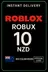 Roblox 10 NZD Oyun Kartı (NZ)