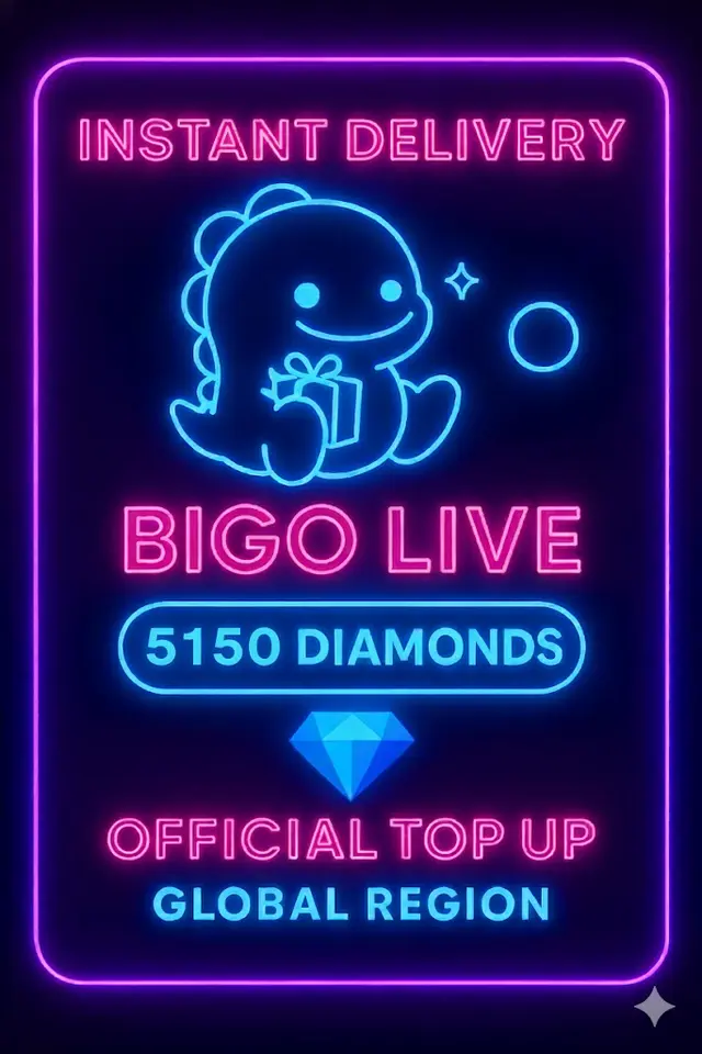 Bigo Live - 5150 Diamanten (Aufladung)