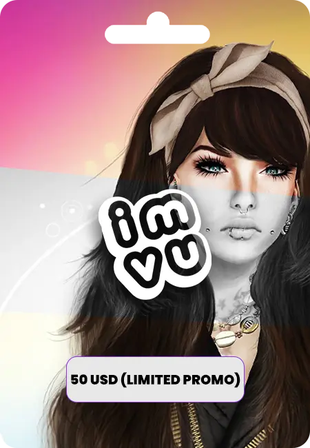 IMVU Prepaid Card 50$ - Limited Promo IMVU Prepaid Card 50$ - Limited Promo
