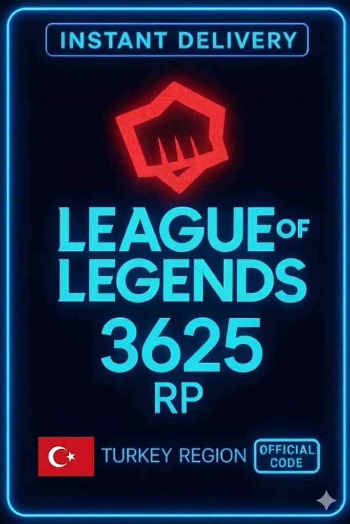 Riot Cash 850 TRY - 3625 RP (Türkiye Sunucusu) Riot Cash 850 TRY - 3625 RP (Türkiye Sunucusu)