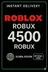 Roblox Gift Cards - 4500 Robux (Global)