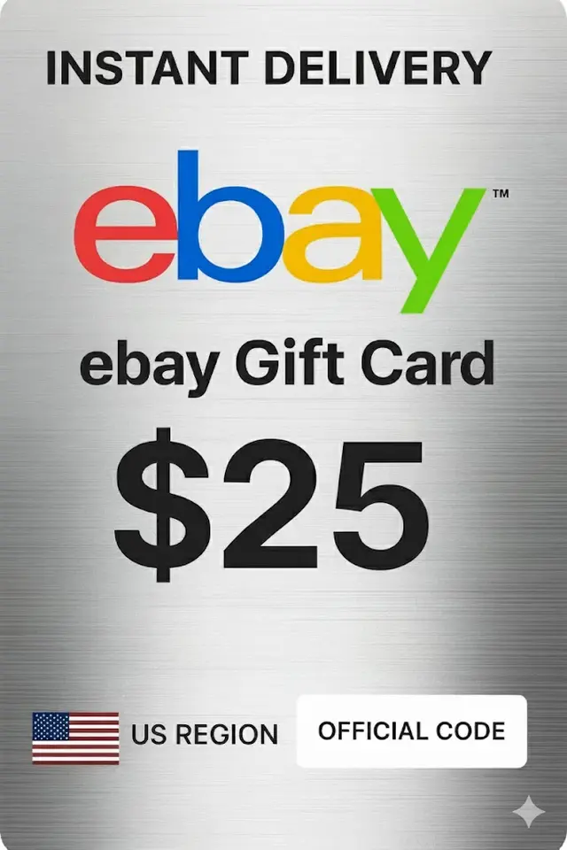 Carte-cadeau eBay 25 $ US