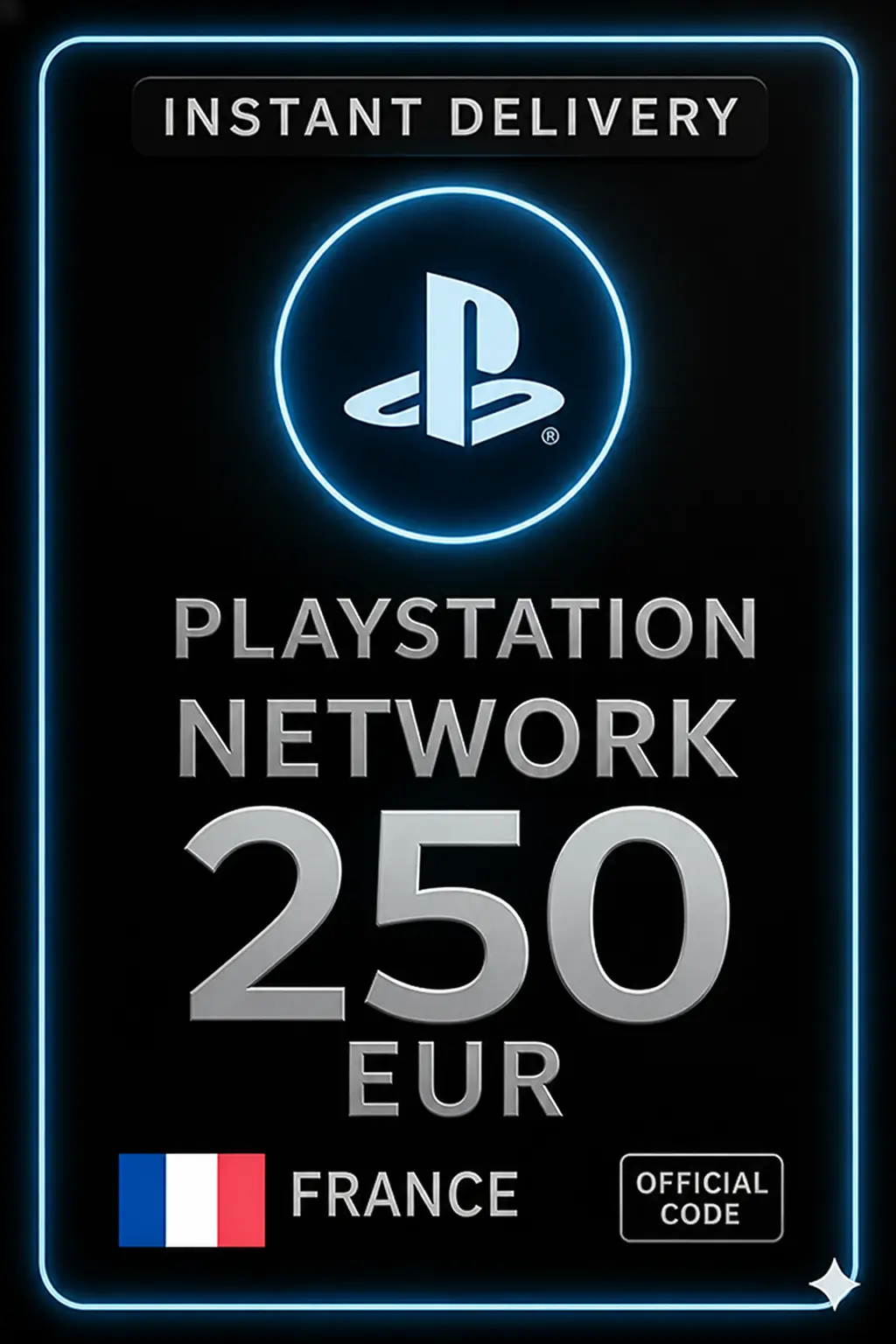 Playstation Gift Card France - 250€ (FR)