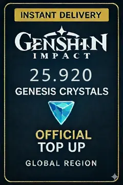 Genshin Impact 25.920 Genesis Crystals Top Up
