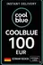 Coolblue 100 유로 DE