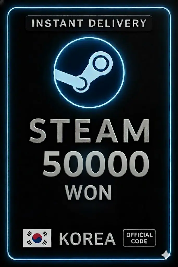 รหัสกระเป๋าสตางค์ Steam เกาหลี 50000 วอน รหัสกระเป๋าสตางค์ Steam เกาหลี 50000 วอน