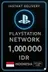 PlayStation PSN 卡 1,000,000 Rp (ID)