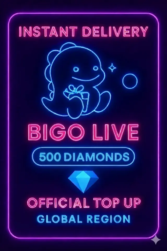 Bigo Live - 500 Diamanten (Aufladen)