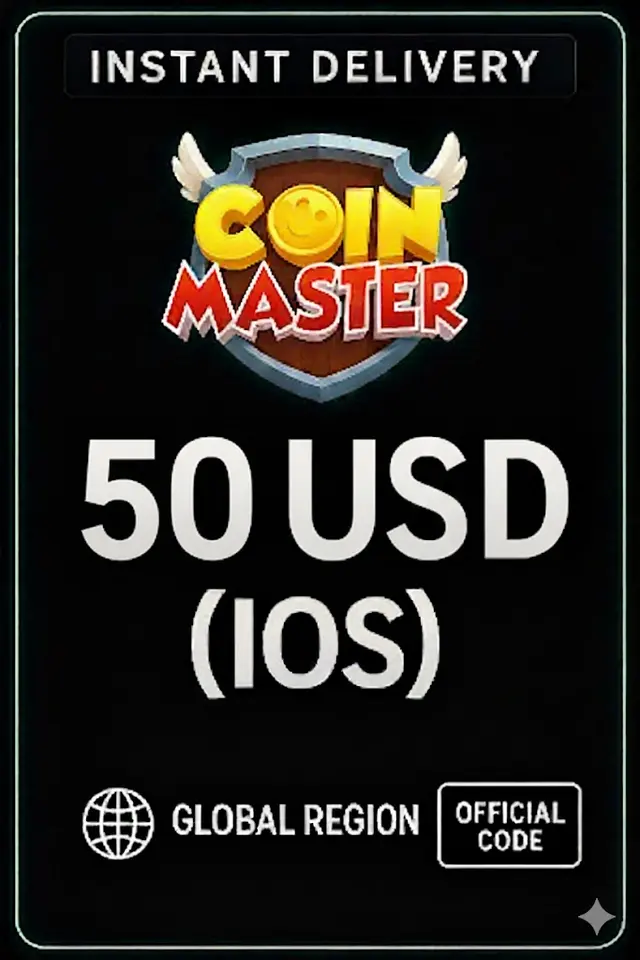 Coin Master (IOS) - 50 $ AS