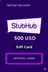 StubHub Gift Cards - 500$