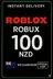 Roblox 100 NZD igračka kartica (NZ)