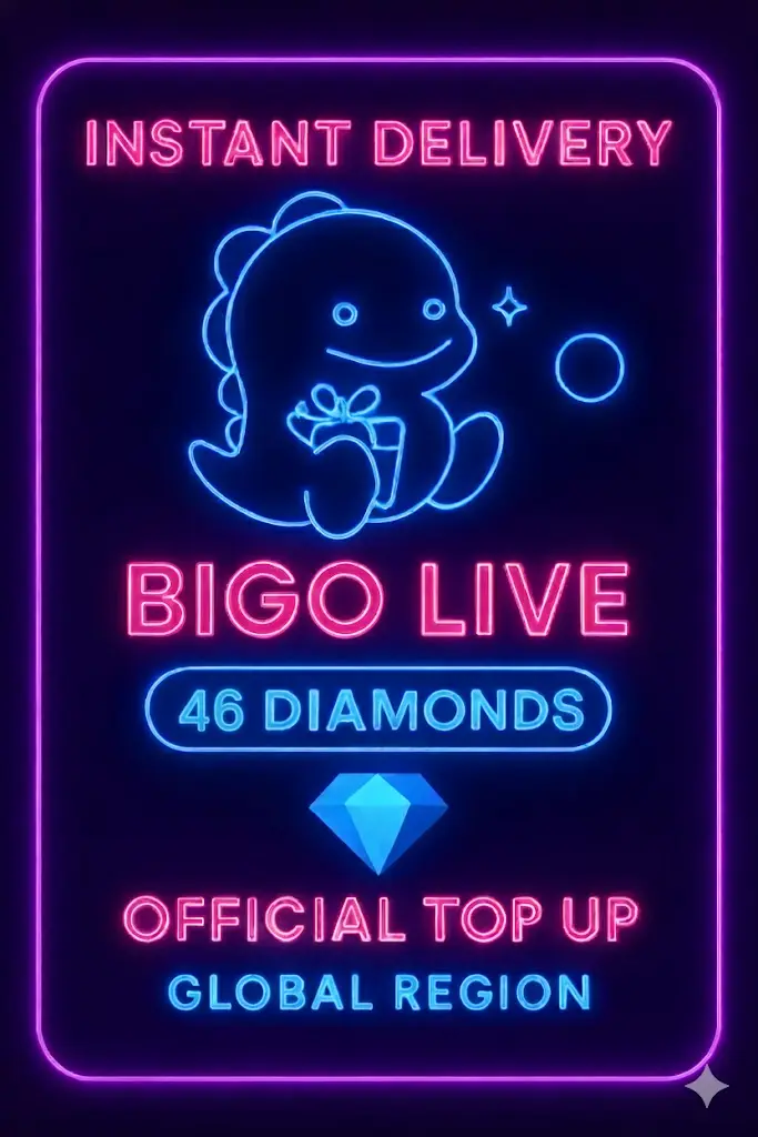 Bigo Live - 46 Diamonds (Top-Up) Bigo Live - 46 Diamonds (Top-Up)