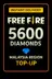 Free Fire 5600 Diamonds Top-Up (Malaysia)