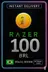 Razer Gold 100 BRL