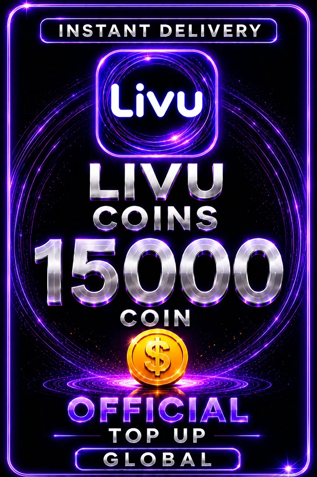 LivU - 15000 Coins Top Up (Global)