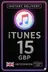 iTunes Gift Card GBP £15