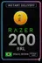 Razer Gold 200 BRL