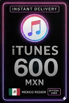 Tarjeta de Regalo de iTunes 600 MXN MX