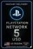 Playstation PSN Card 5$