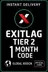 Exitlag 1 Month (Tier 2) Check description for region restrictions.