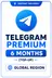 Telegram - Premium 6 Months (Top-Up)