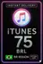 iTunes тартуу картасы - 75 BRL